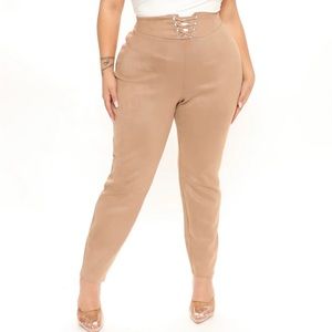 The Last Goodbye Faux Suede Leggings